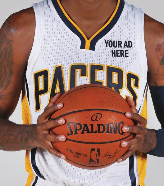 indiana pacers sponsor jersey